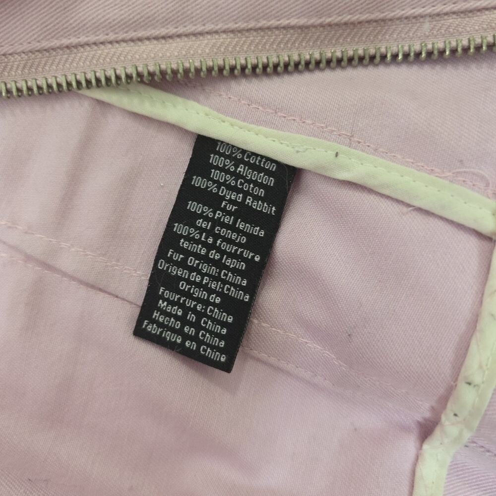 bebe Pink Faux-Fur Trim Jacket - Picture 3 of 6